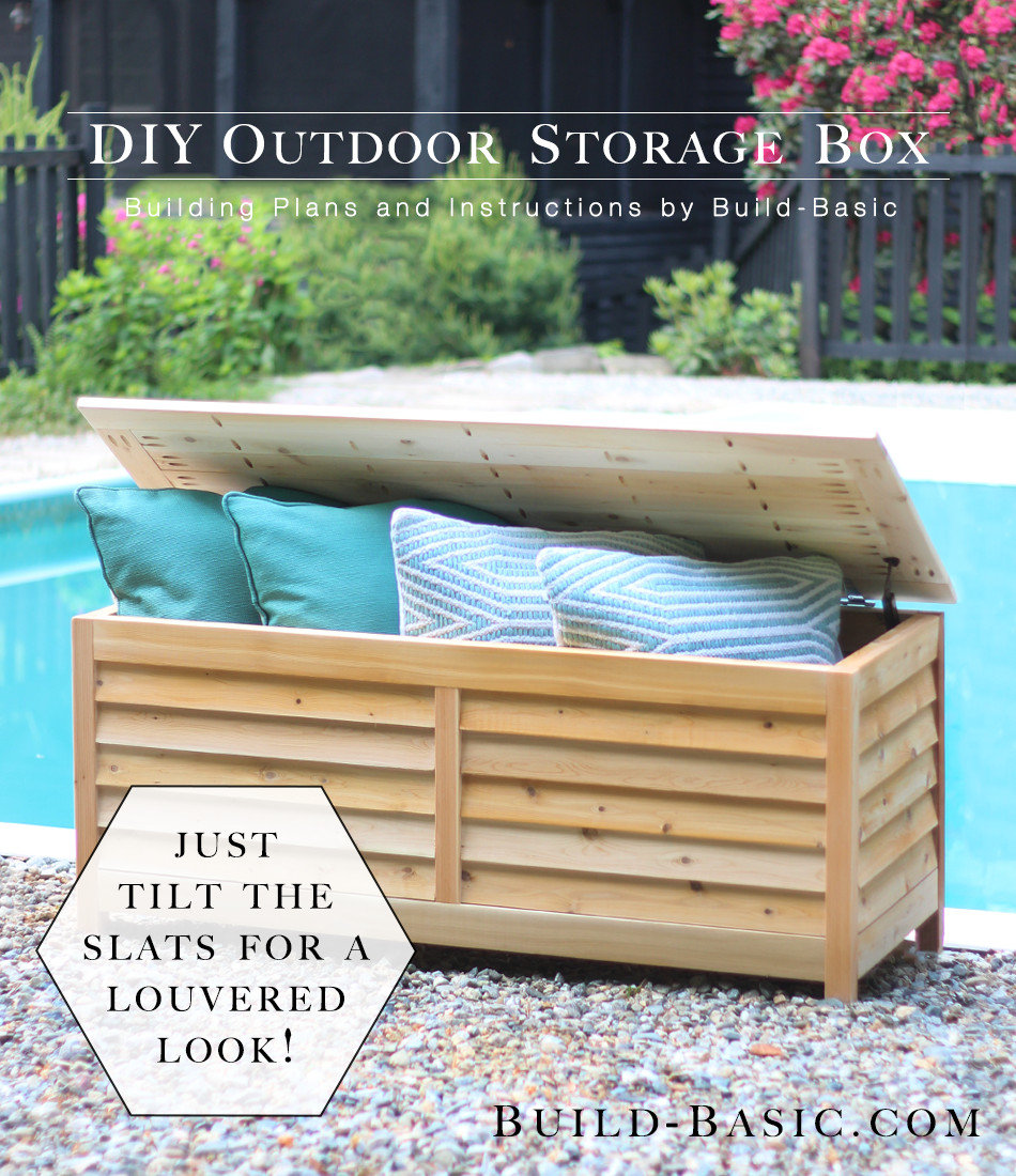 Diy Bild
 Build a DIY Outdoor Storage Box ‹ Build Basic