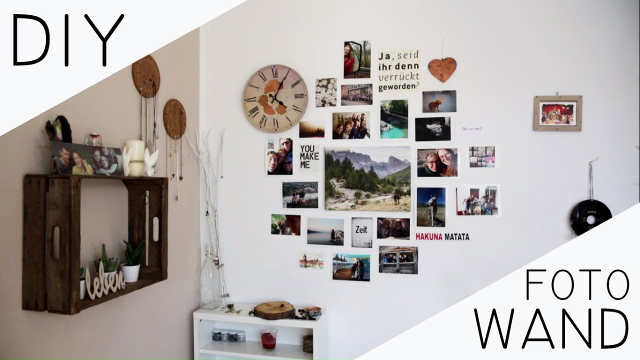 Diy Bilderwand
 DIY Fotowand harmonisch anordnen richtig