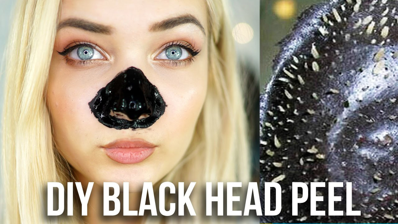 Diy Black Mask
 DIY BLACK HEAD NOSE PEEL BEAUTY HACK TESTED