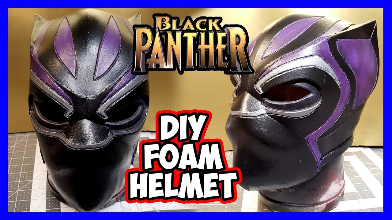 Diy Black Mask
 DIY Black Panther Foam Helmet v2