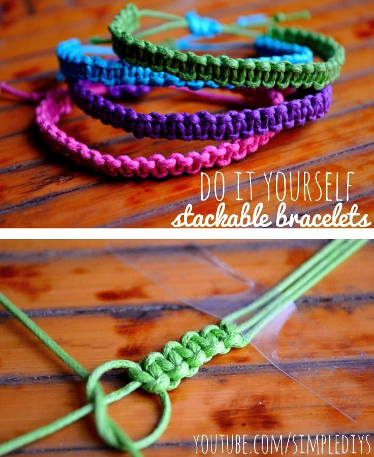 Diy Bracelet
 Best 25 Square knot bracelets ideas on Pinterest