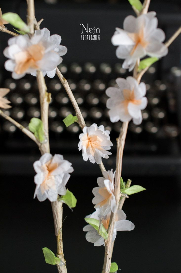 Diy Branche
 DIY Branche de cerisier en papier Cherry blossom