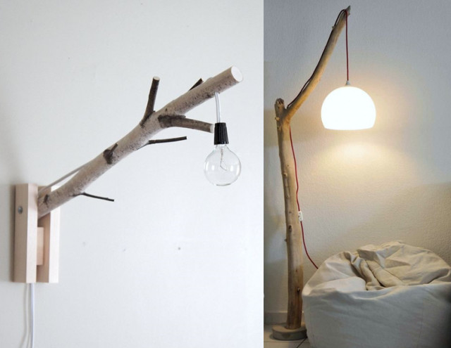 Diy Branche
 diy fabriquer une lampe avec une branche d arbre