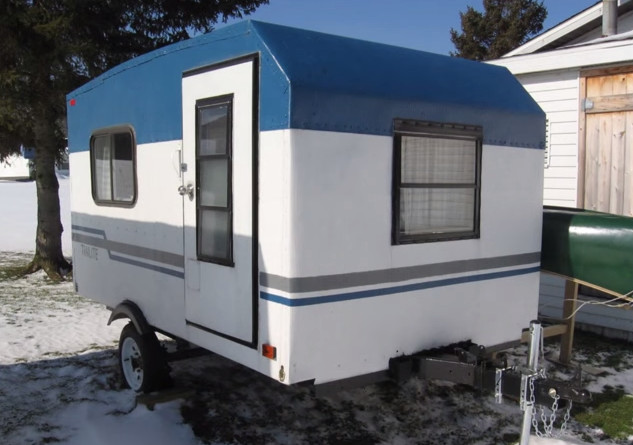 Diy Camper
 Tiny Yellow Teardrop Do It Yourself RV