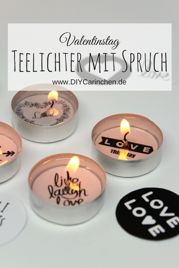 Diy Carinchen
 DIY Süße Teelichter mit lieben Sprüchen selber machen