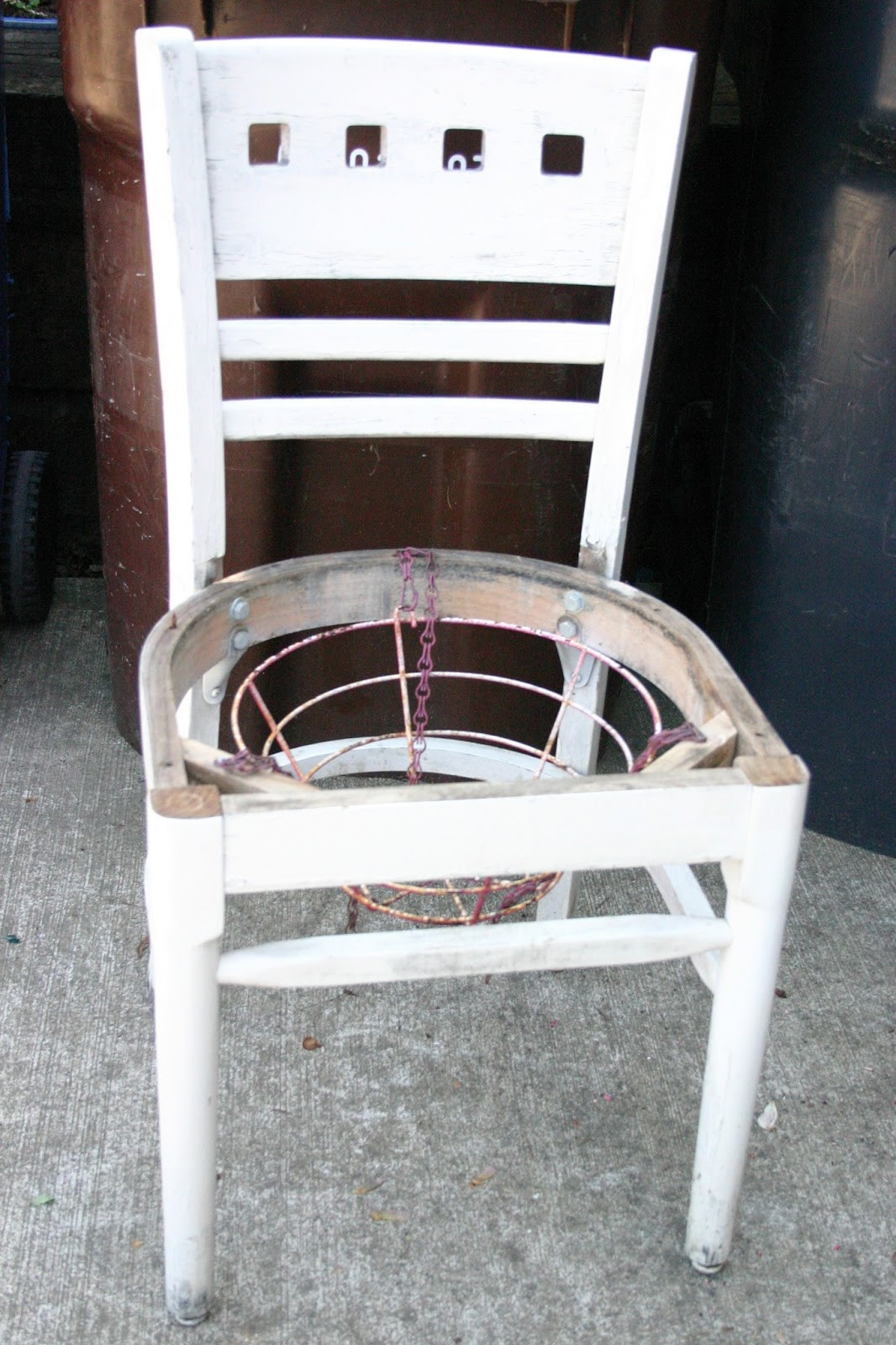 Diy Chair
 Pondered Primed Perfected DIY Chair Planter In the