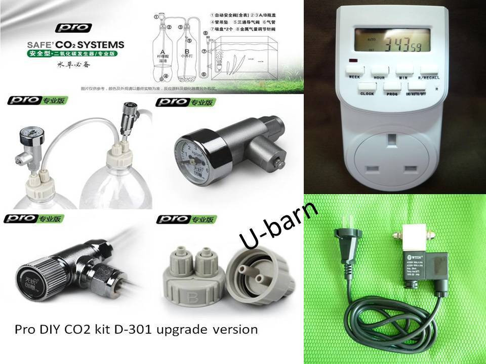 Diy Co2
 Pro DIY CO2 kit system magnetic solenoid valve timer
