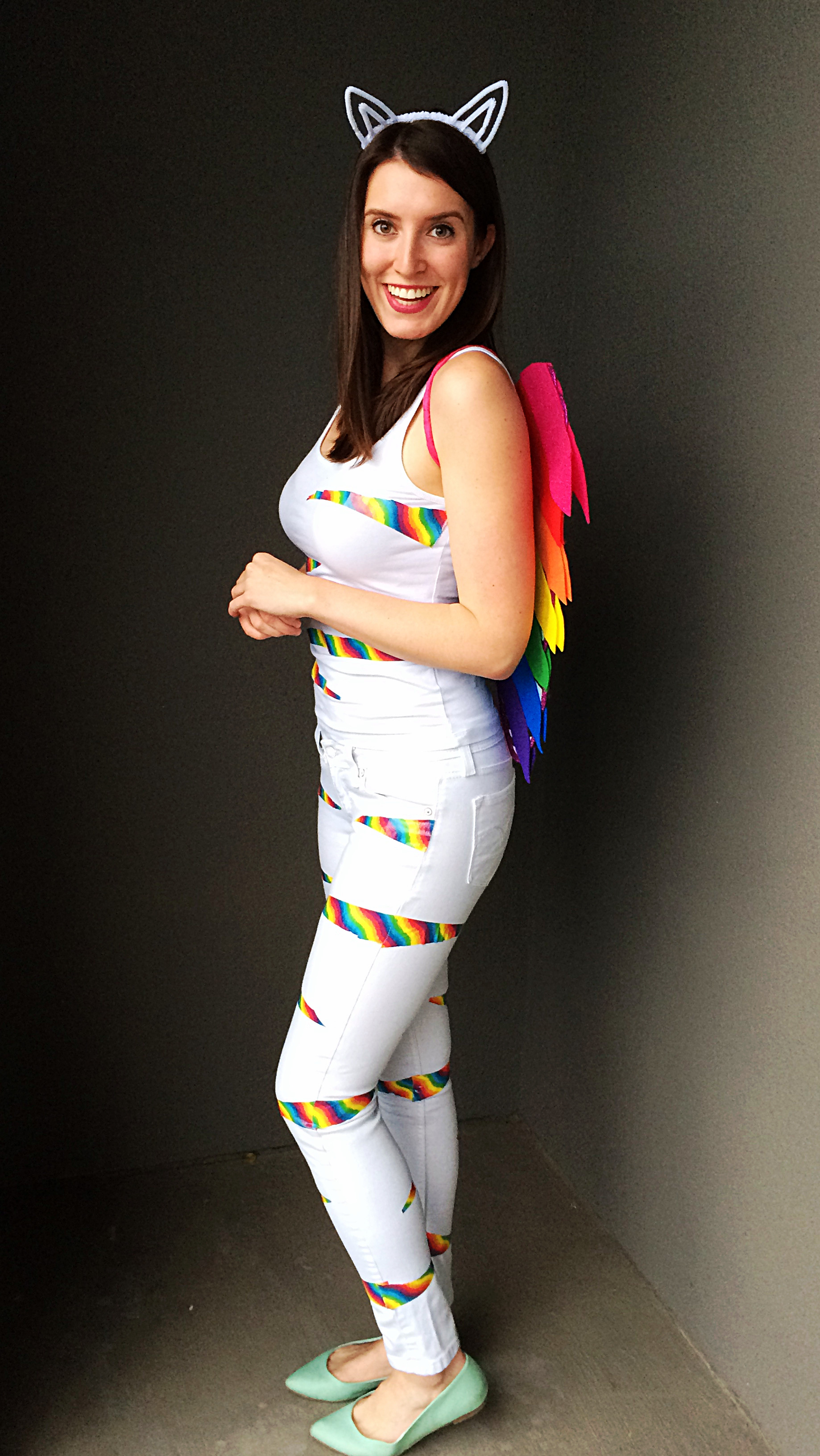 Diy Costume
 Lisa Frank Rainbow Kitten Costume DIY – Bunny Baubles