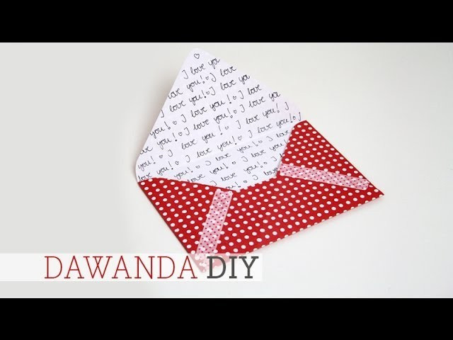 Diy Dawanda
 DaWanda DIY Briefumschlag selber machen