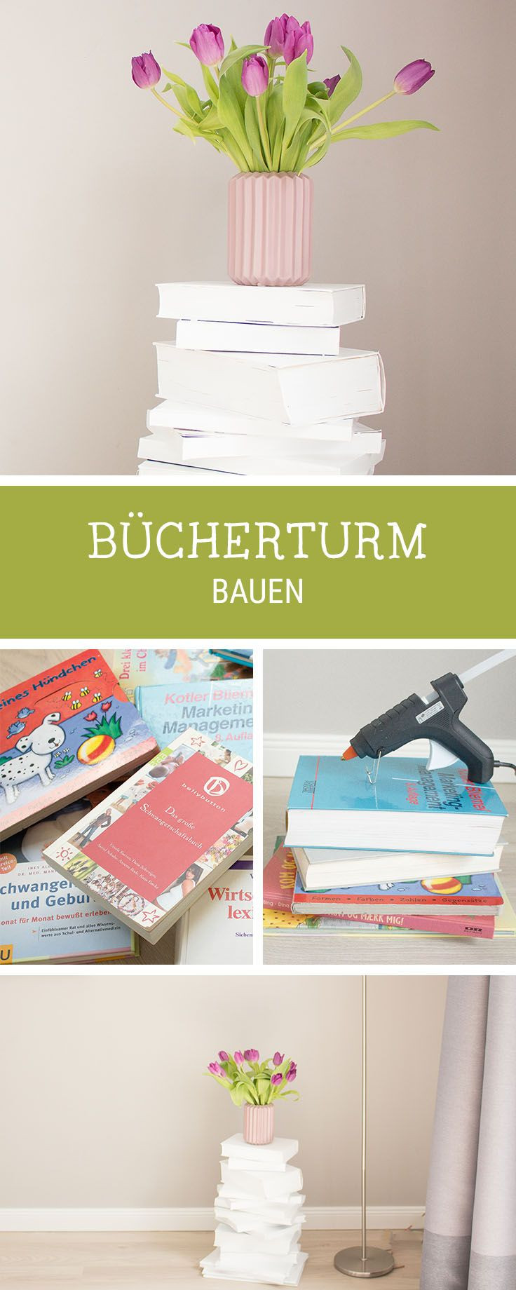 Diy Dawanda
 DIY Anleitung Bücherturm als Beistelltisch bauen via