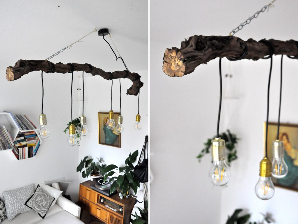 Diy Deckenlampe
 Guest DIY Lampe aus einem Weinstock