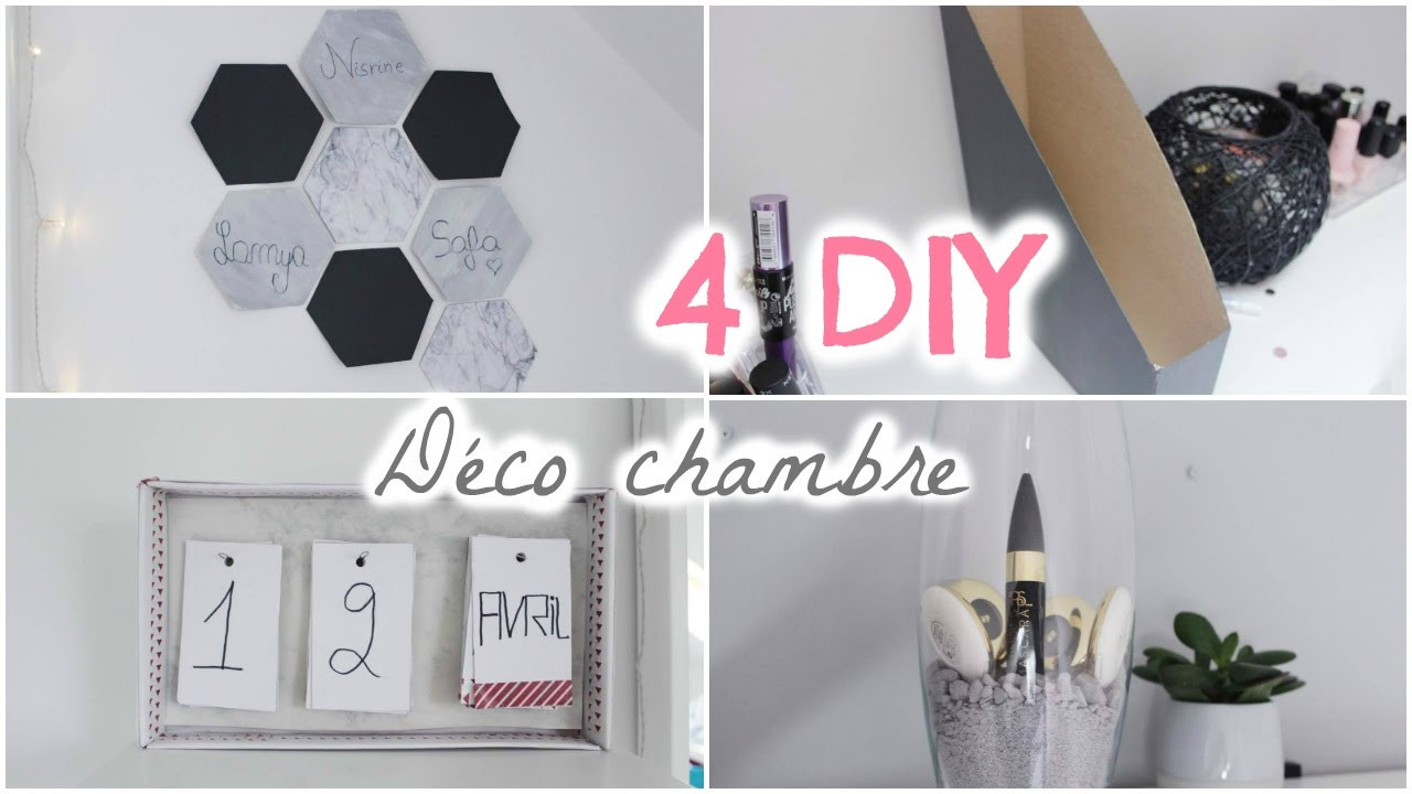 Diy Deco
 4 DIY déco pour ta chambre tumblr Safa