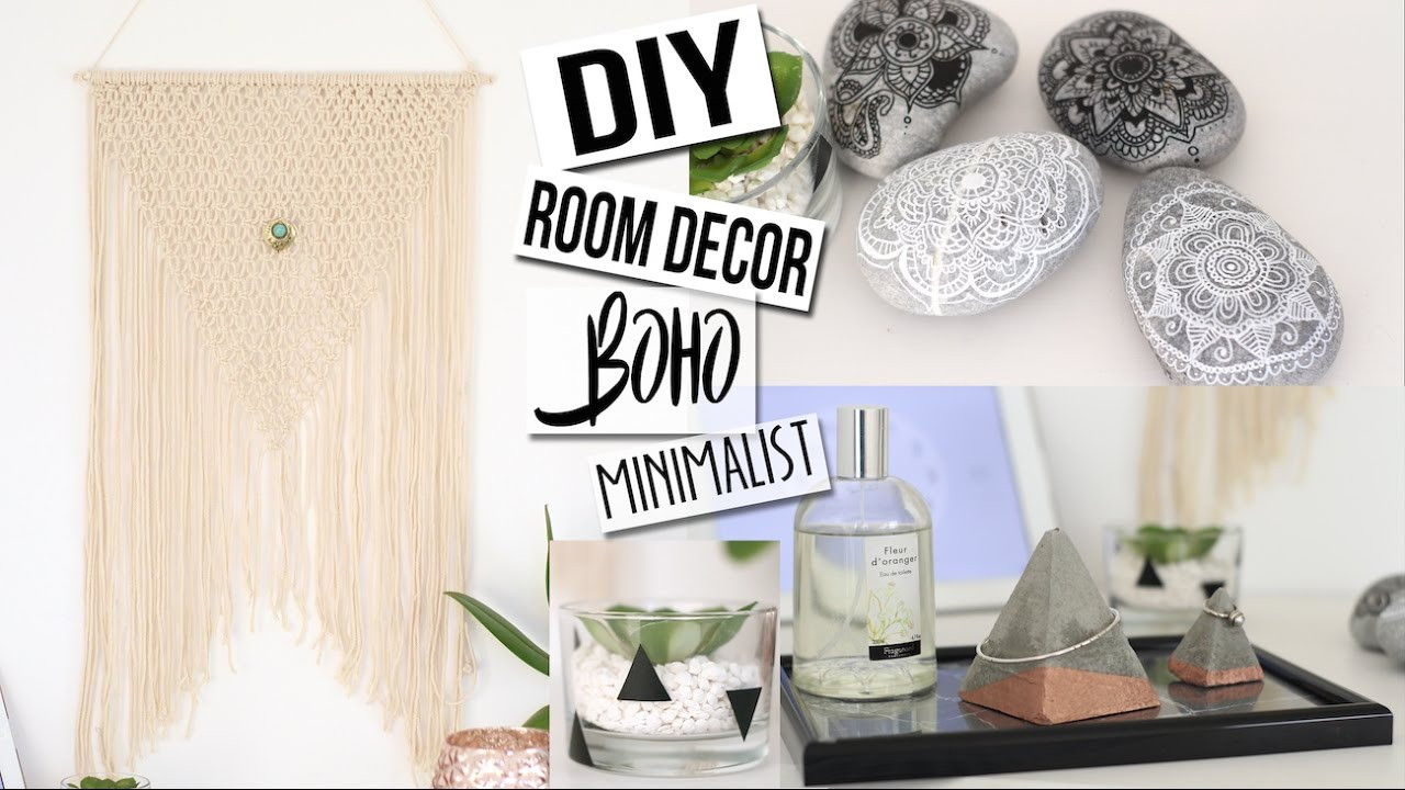 Diy Deco
 DIY DECO ┋4 IDEES BOHO MINIMALIST CHAMBRE SALON TUMBLR