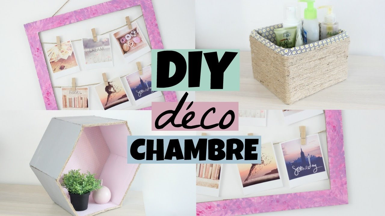 Diy Deco
 3 DIY déco pour la chambre