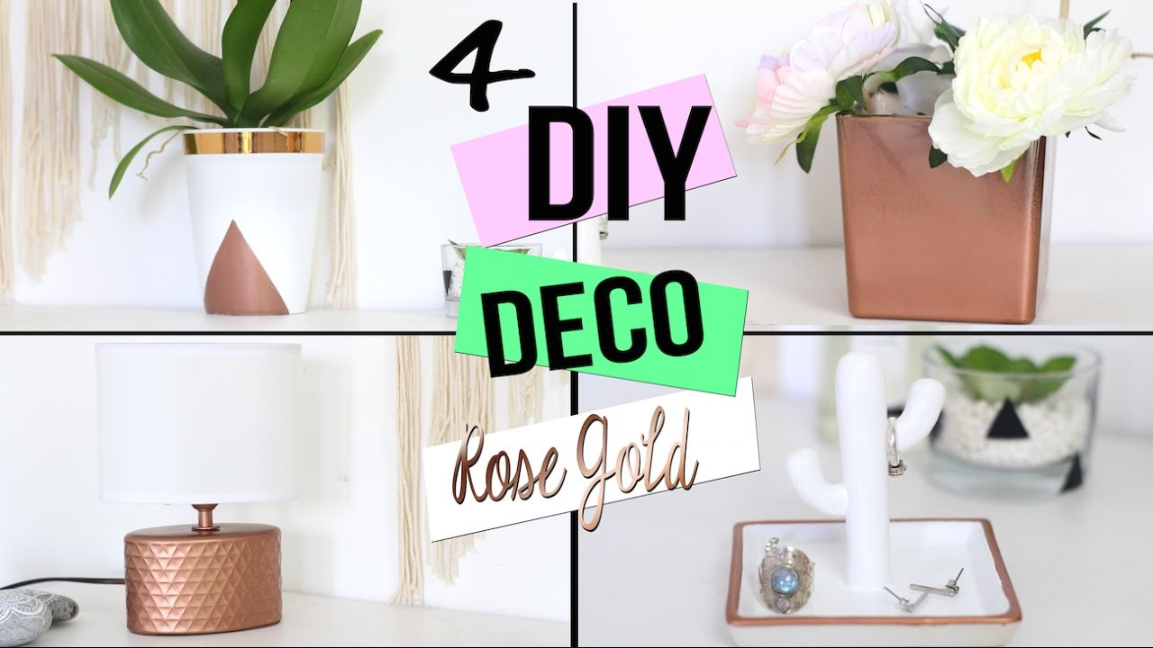 Diy Deco
 DIY DECO ┋ CUIVRE ROSE GOLD POUR CHAMBRE SALON BUREAU