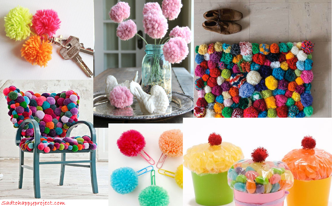 Diy Decoration
 31 Cute and Easy DIY Pom Pom Decoration Ideas in Your