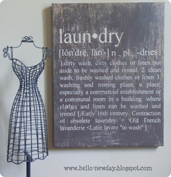 Diy Definition
 Laundry Definition Canvas