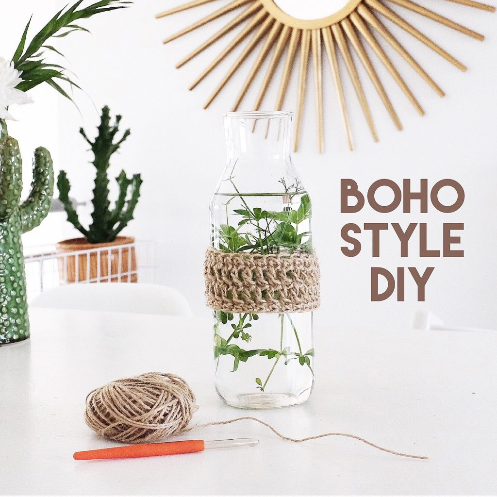 Diy Deko
 DIY Boho Style Flaschen Deko sophiagaleria