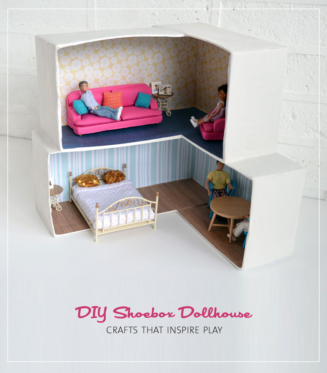 Diy Dollhouse
 MollyMooCrafts Cardboard Crafting DIY Dollhouse