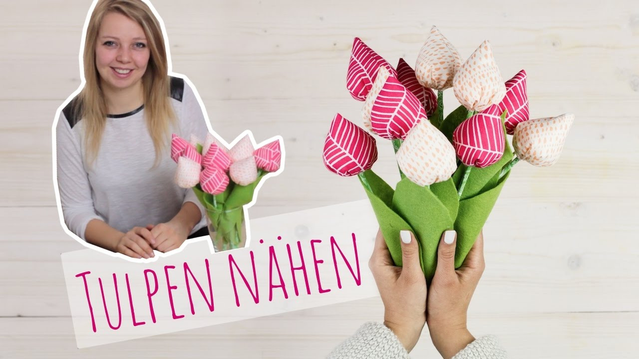 Diy Eule Youtube
 Stofftulpen nähen Last Minute Geschenk selber machen