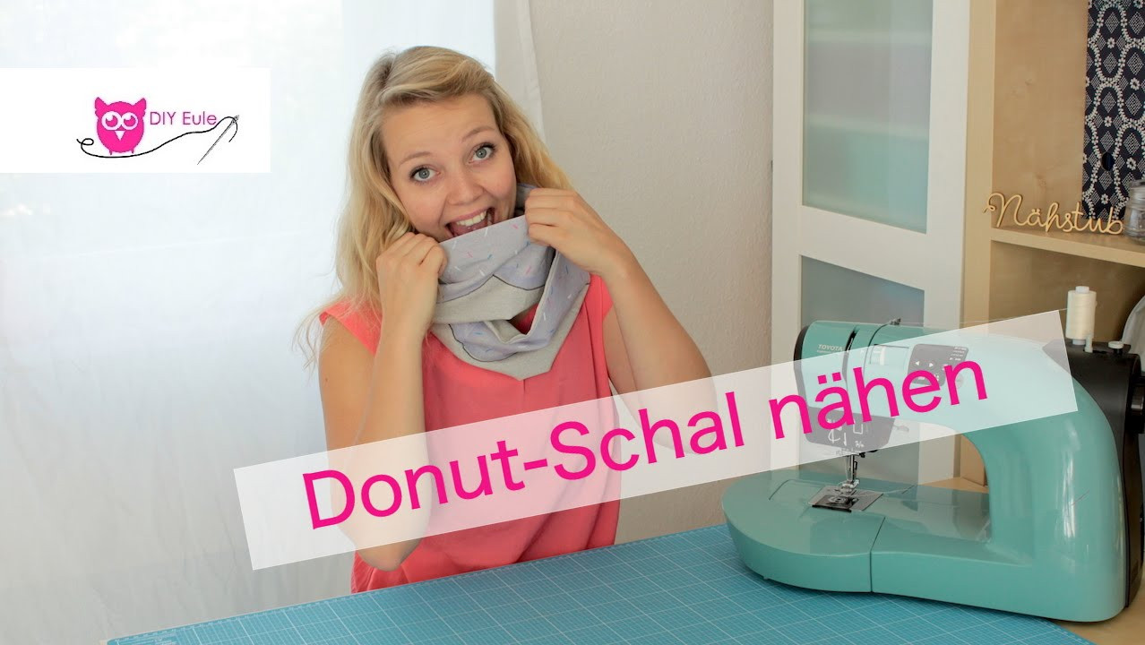 Diy Eule Youtube
 Donutschal nähen DIY Eule