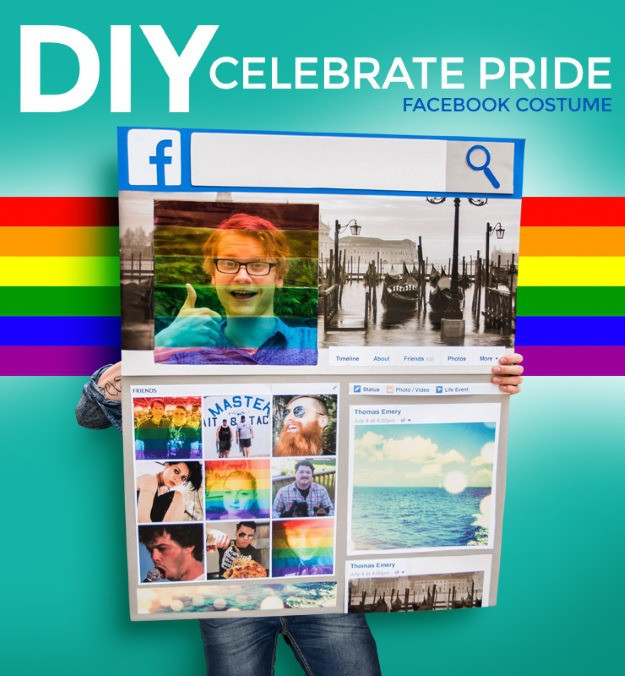 Diy Facebook
 DIY Celebrate Pride Costume Halloween Costumes Blog