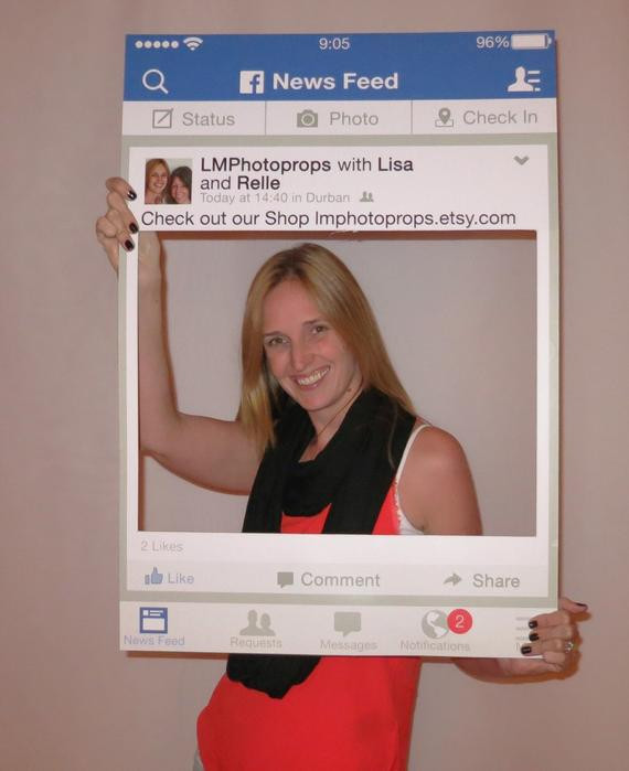 Diy Facebook
 Prop Frame Booth Prop by