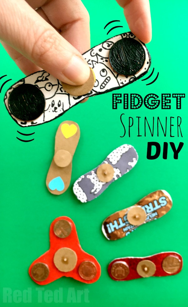 Diy Fidget Spinner
 How to Make a Fid Spinner DIY Red Ted Art s Blog