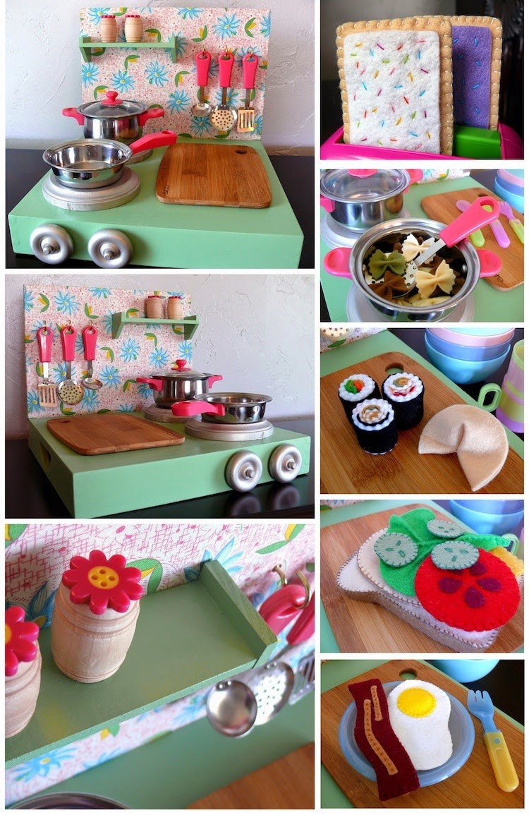 Diy Food
 Dirt Cheap Decor Play Kitchen and Food DIY