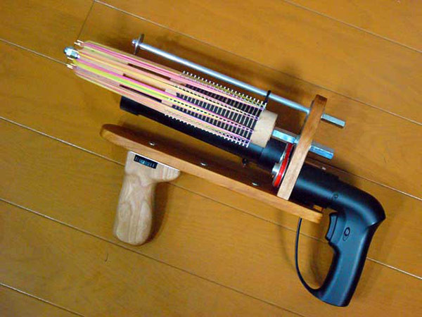 Diy Fucking Machine
 Japanese Rubber Gunman Shows Us How to Make Rubber Band