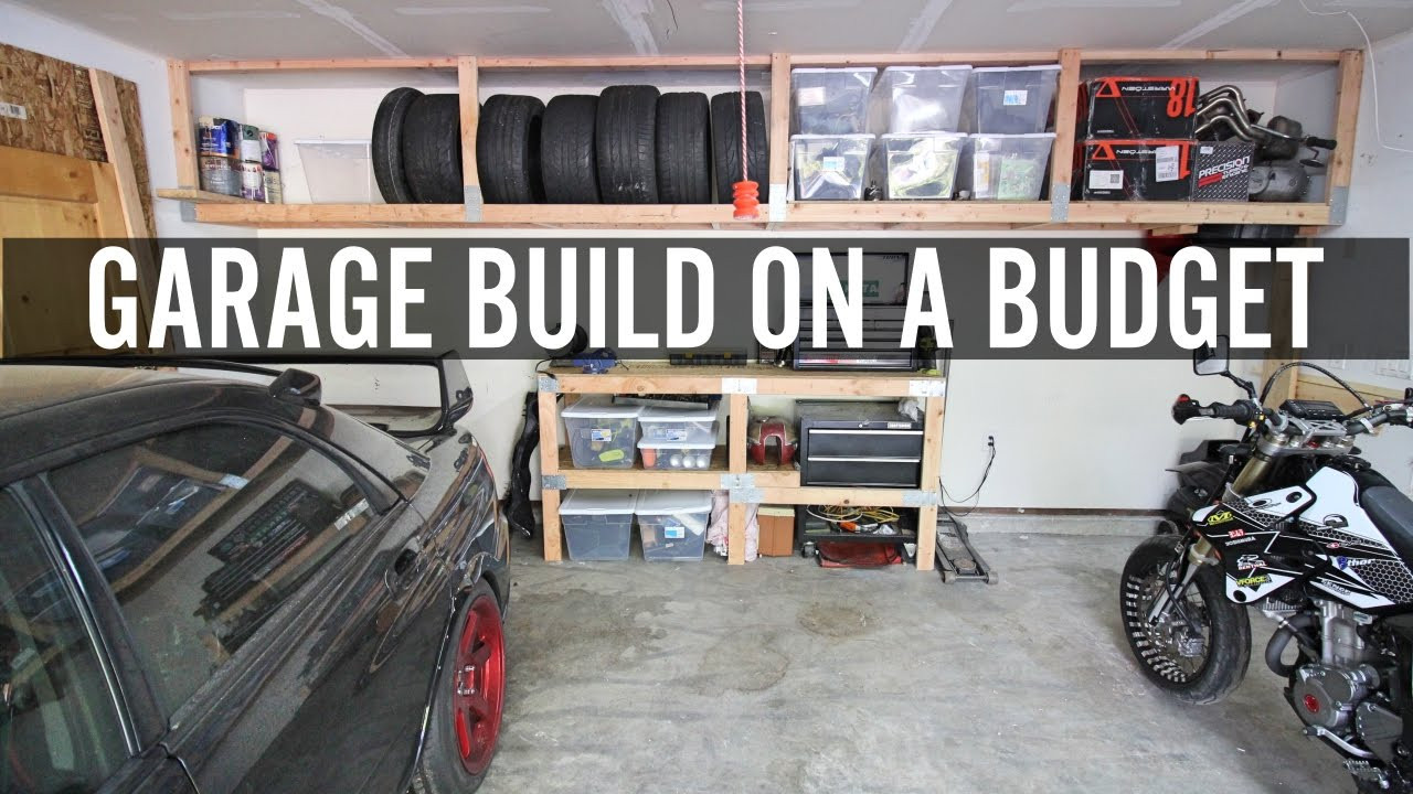 Diy Garage
 DIY Garage Build Part 1 Building Shelves And Tire Rack