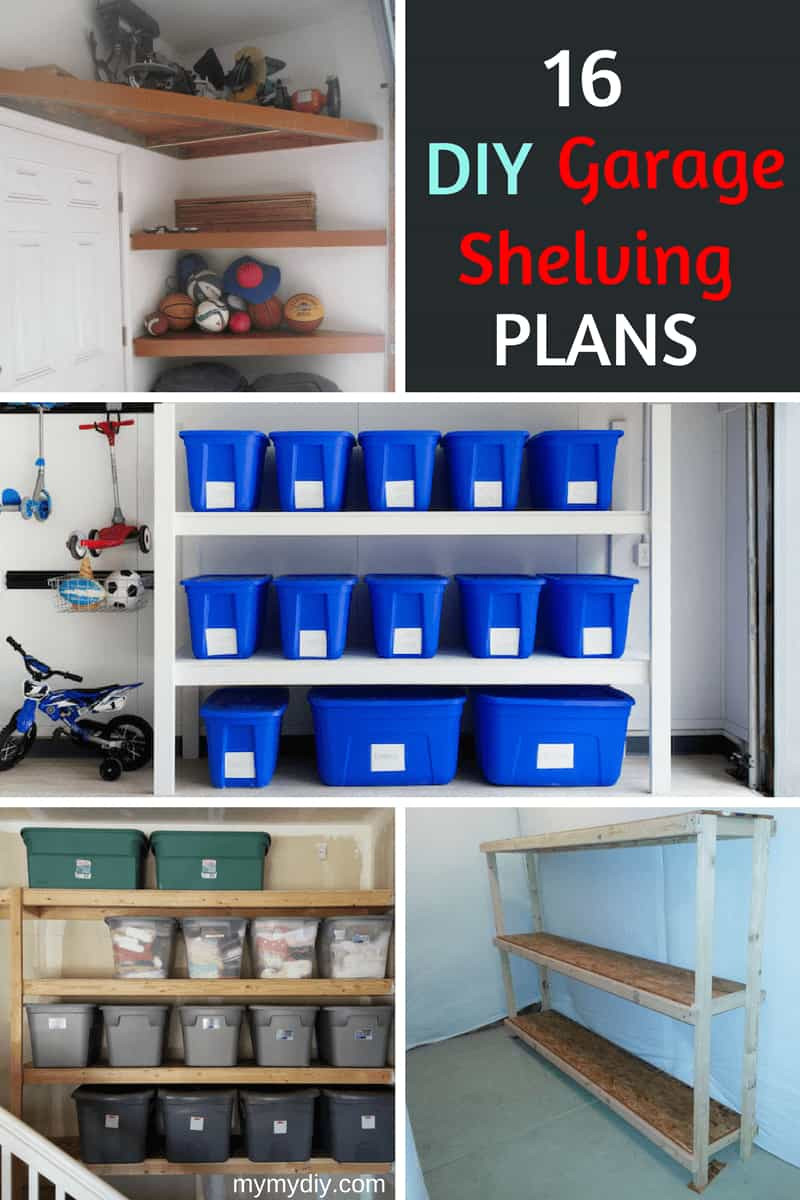 Diy Garage
 16 Practical DIY Garage Shelving Ideas [Plan List