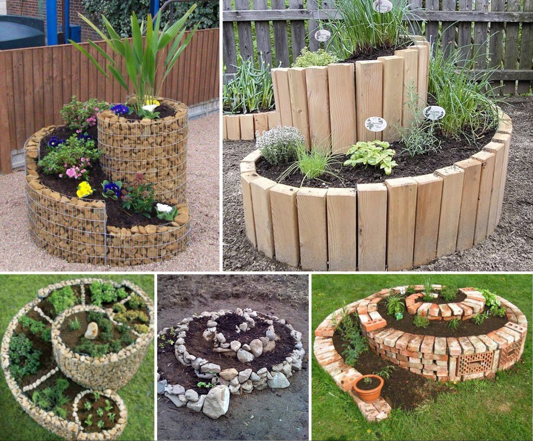 Diy Garden
 DIY Spiral Herb Gardens s and for