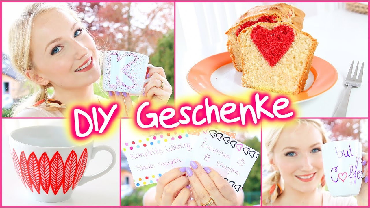 Diy Geschenke Mama
 DIY GESCHENK IDEEN MUTTERTAG Geburtstag EINFACH