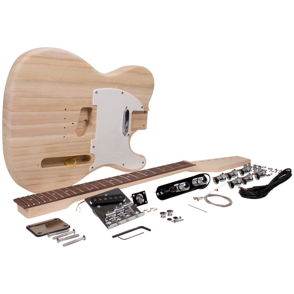 Diy Guitar Kit
 Premium Tele Style DIY Electric Guitar Kit Unfinished