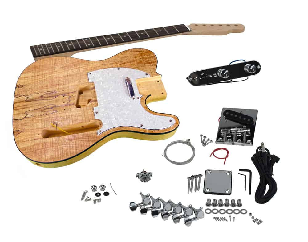 Diy Guitar Kit
 Solo TCK 1SM DIY Electric Guitar Kit With Spalted Maple