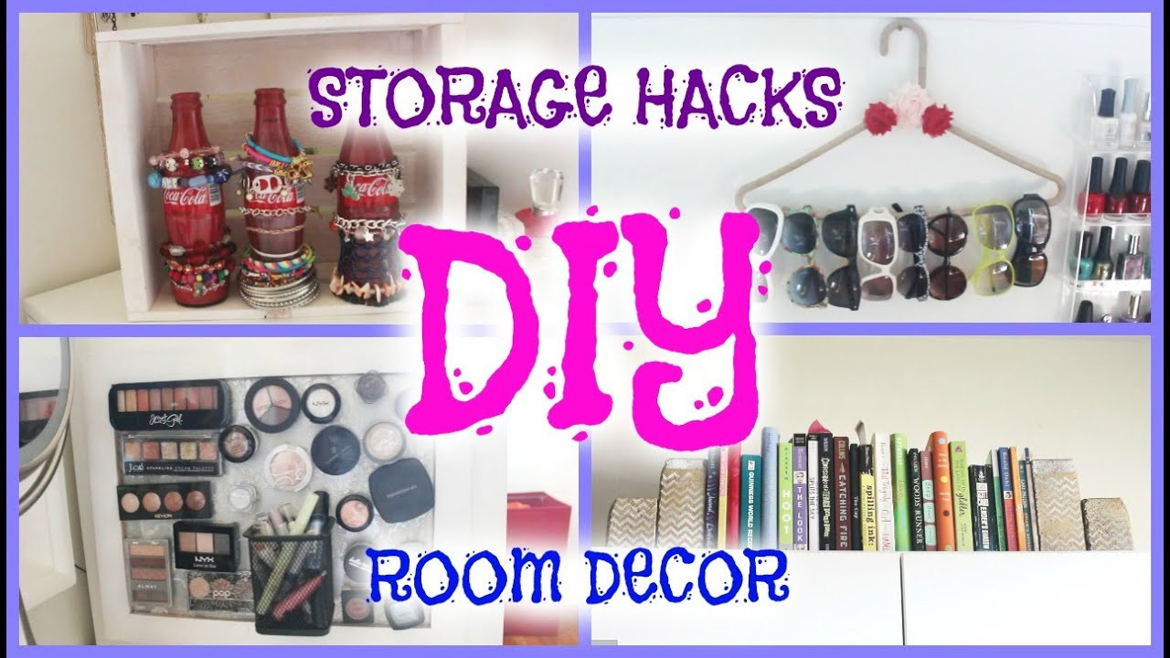 Diy Hacks
 DIY ROOM DECOR STORAGE HACKS HowToByJordan