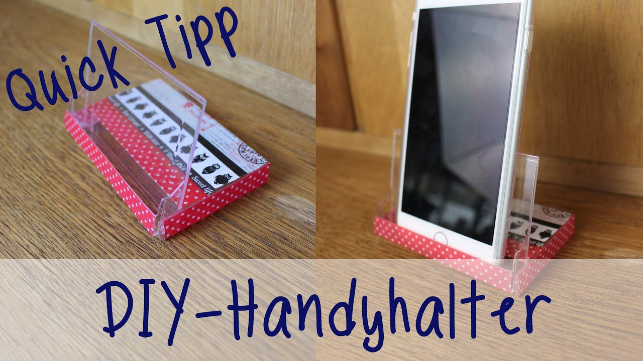 Diy Handyhalter
 Julias s tillishop DIY s Handyhalter Quick Tipp