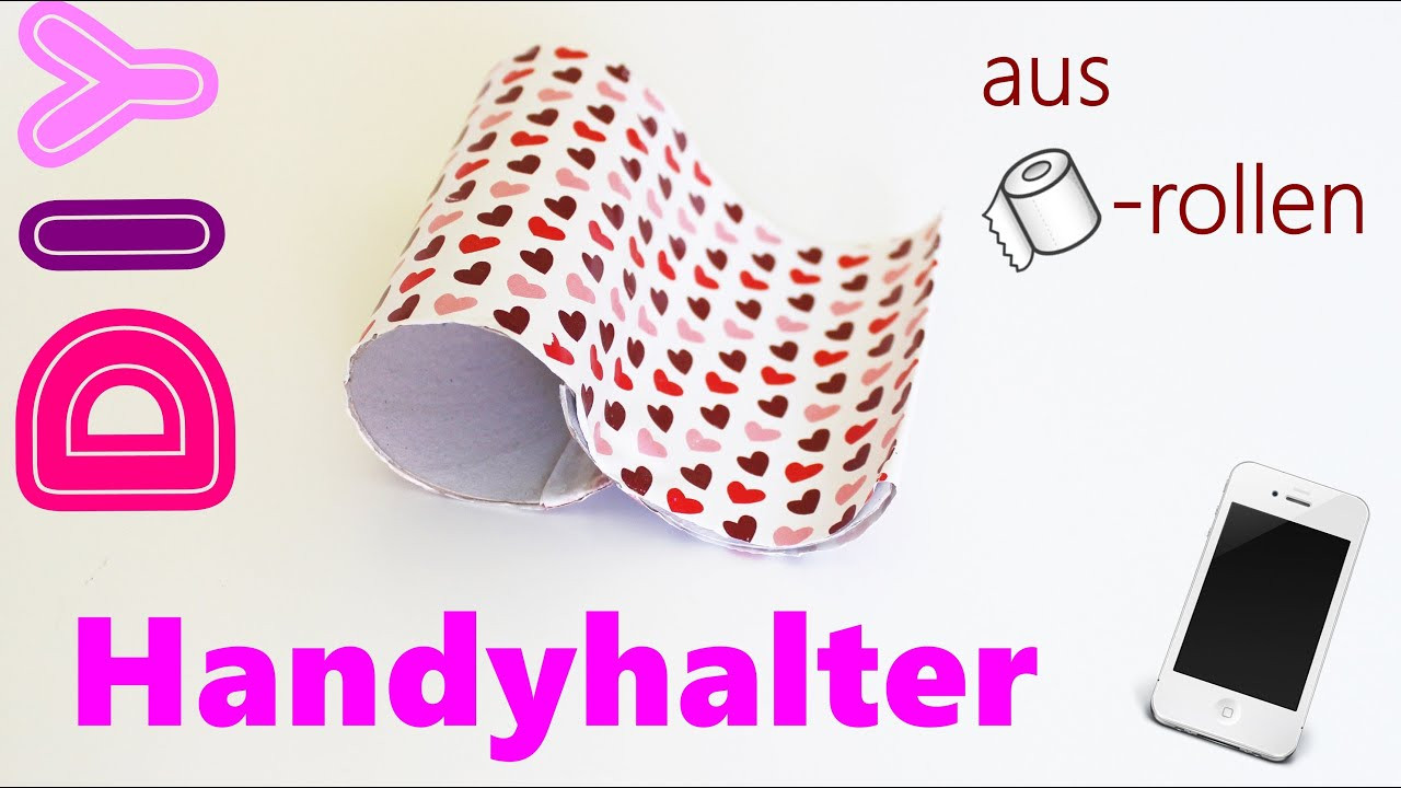 Diy Handyhalter
 DIY Handyhalter aus Klopapierrollen 📱💕