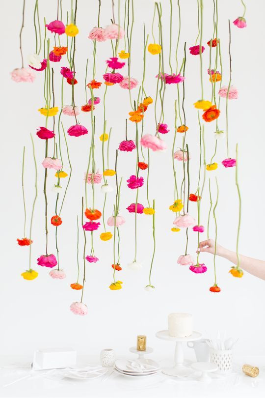 Diy Heimwerken
 DIY hängende Blumeninstallation