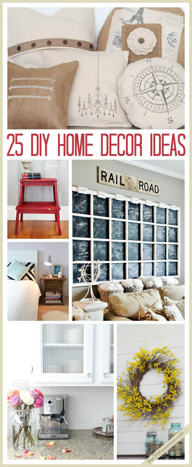 Diy Home Decor
 The 36th AVENUE 25 DIY Home Decor Ideas