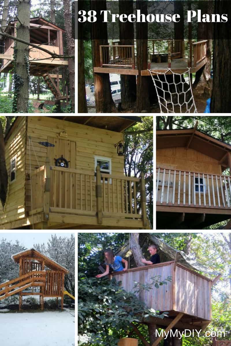 Diy House
 38 Brilliant Tree House Plans MyMyDIY