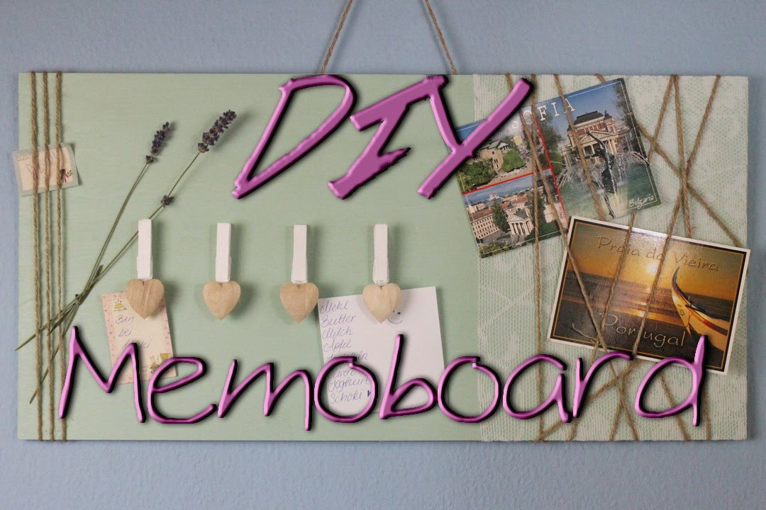 Diy Ideen Für Zuhause
 Memoboard selber machen DIY Deko Ideen für zu Hause