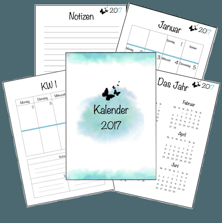 Diy Kalender Vorlagen
 Kalender 2017 kostenloser Download Filofax Staples