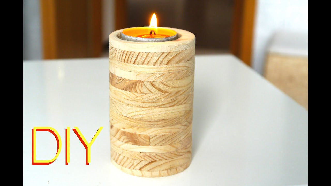 Diy Kerzenständer
 DIY ★ Kerzenständer aus Holz Anleitung