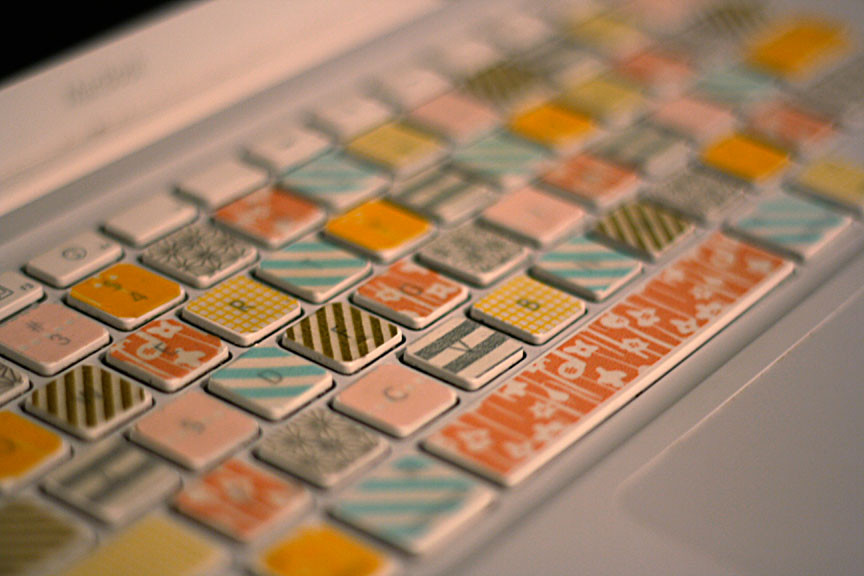 Diy Keyboard
 DIY Washi Tape Laptop Keyboard