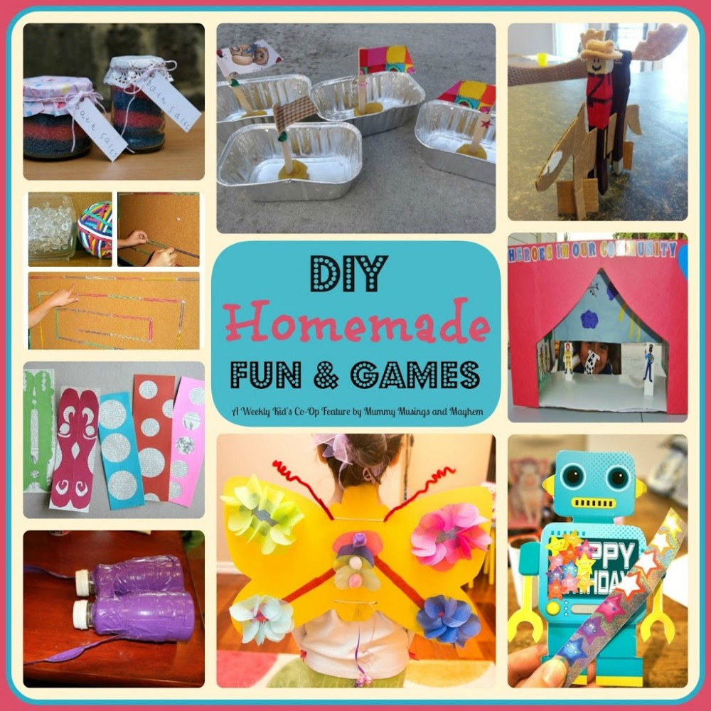 Diy Kids
 Weekly Kid s Co Op DIY Homemade Fun & Games The