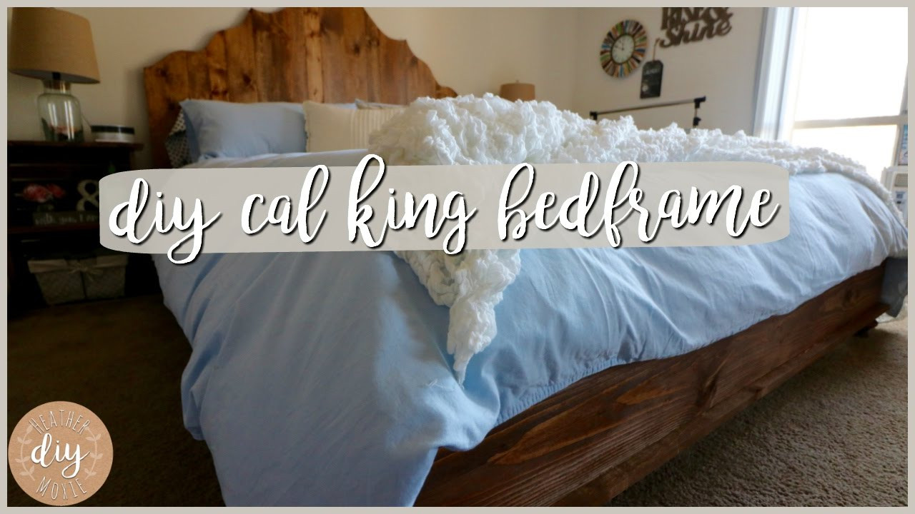 Diy King
 DIY Bedroom Furniture⎪California King Bedframe