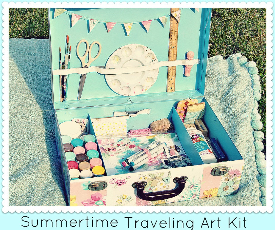 Diy Kit
 Summertime Traveling Art Kit DIY