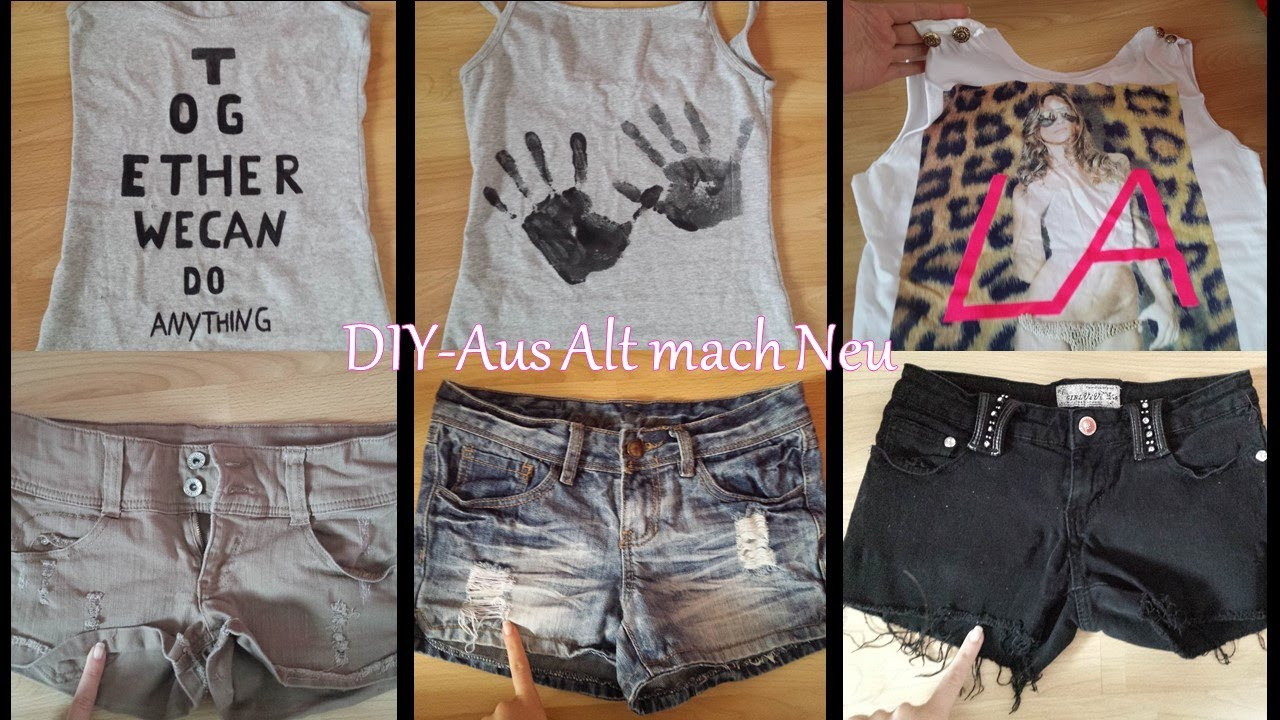 Diy Klamotten
 DIY Kleidung verändern 3 Aus Alt mach Neu